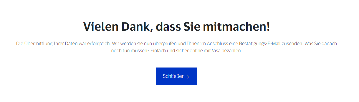 Visa Cashback Anmeldung Schritt-2